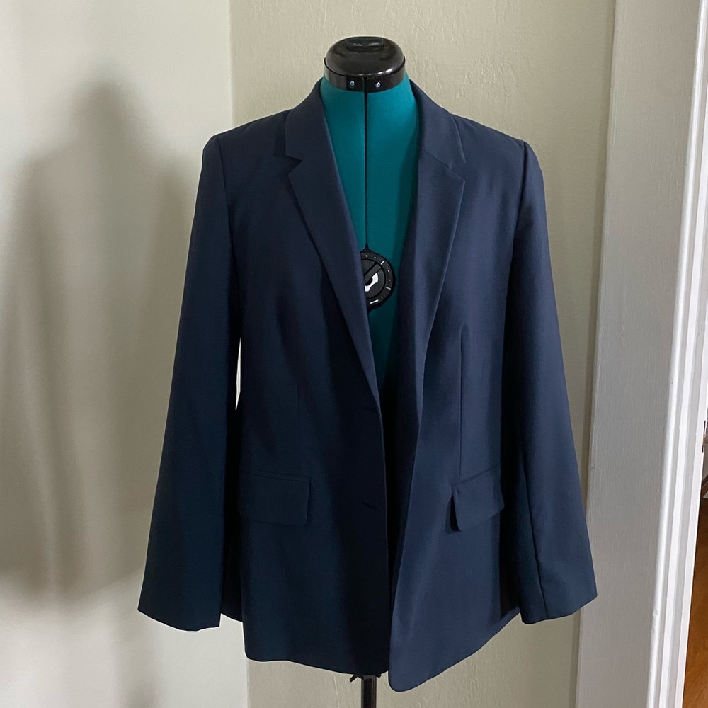 Size 10 J Jill Navy Blazer